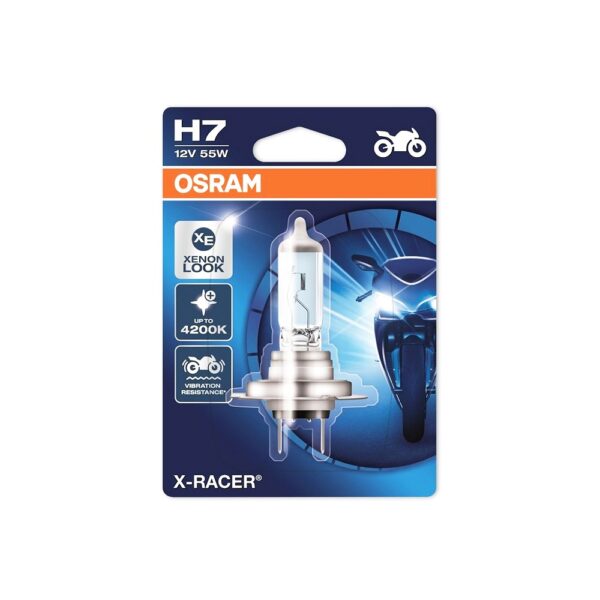 OSRAM- H7 X-RACER 64210 XR 55W 12V