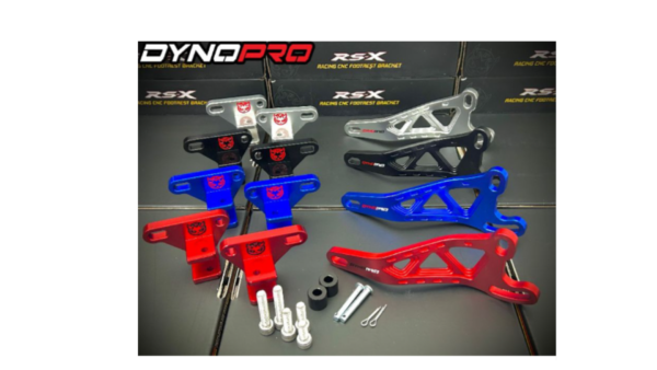 DYNORPRO- REAR FOOTREST BRACKET CNC ADJUSTABLE RS150/RS-X/RSX150 - Image 3