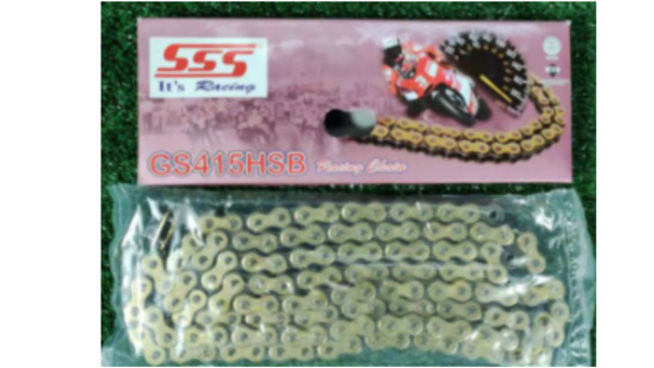 SSS- RACING CHAIN(GOLD) GS415HSB