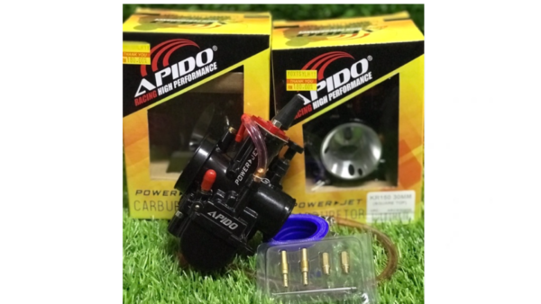 APIDO- CARBURETOR RACING (POWER JET) KR150/NSR/EX5/WAVE125/SRL110/LC135/KRISS