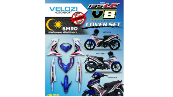 VELOZI- COVERSET RACING DESIGN MALAYSIA YAMAHA LC135 V8