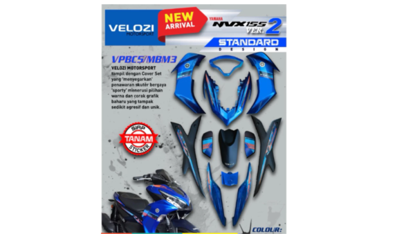 VELOZI- COVERSET RACING DESIGN STANDARD YAMAHA NVX155 V2