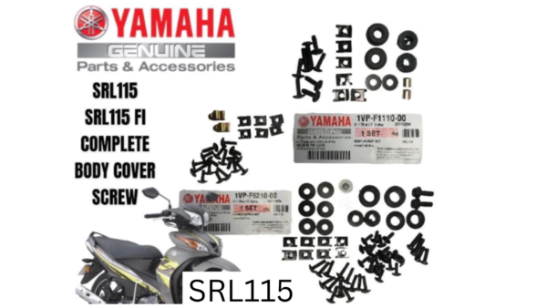 YAMAHA- COMPLETE BODY COVER SCREW SET (ALL MOTOR) - Image 3