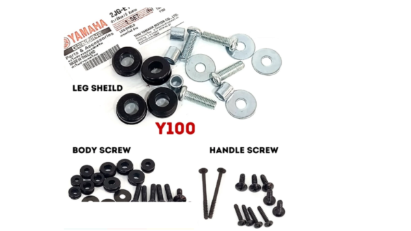 YAMAHA- COMPLETE BODY COVER SCREW SET (ALL MOTOR) - Image 4