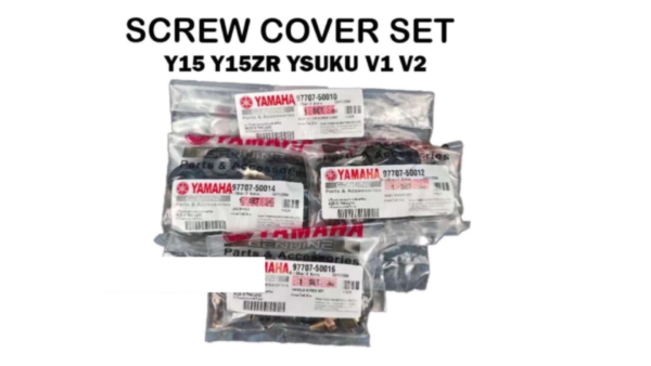 YAMAHA- COMPLETE BODY COVER SCREW SET (ALL MOTOR) - Image 5