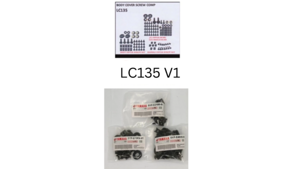 YAMAHA- COMPLETE BODY COVER SCREW SET (ALL MOTOR) - Image 6