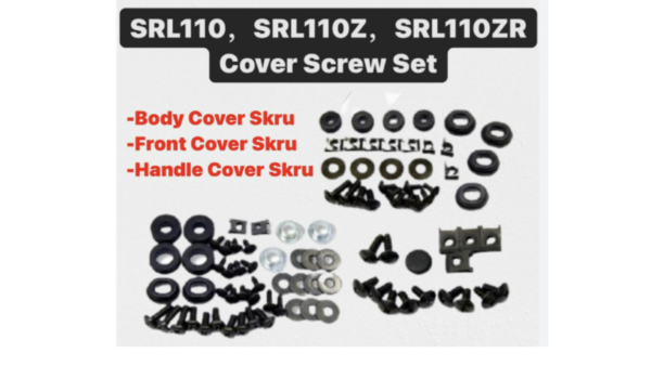 YAMAHA- COMPLETE BODY COVER SCREW SET (ALL MOTOR) - Image 8