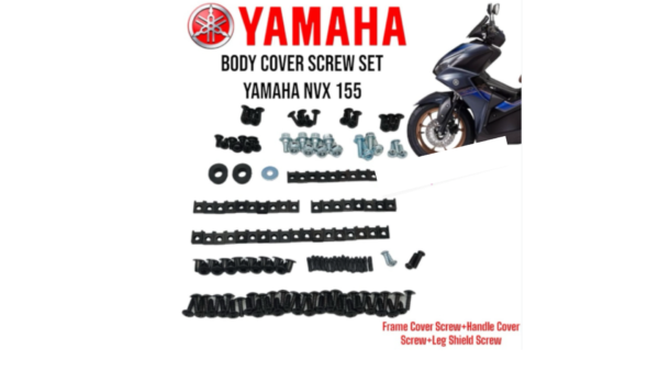 YAMAHA- COMPLETE BODY COVER SCREW SET (ALL MOTOR) - Image 10