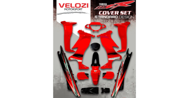 VELOZI- COVERSET RACING BLACK RED YAMAHA Y125ZR