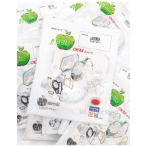 APPLE(WHITE)- GASKET TOP SET (ALL MOTOR)