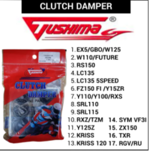 TUSHIMA- STANDARD CLUTCH DAMPER (ALL MOTOR)