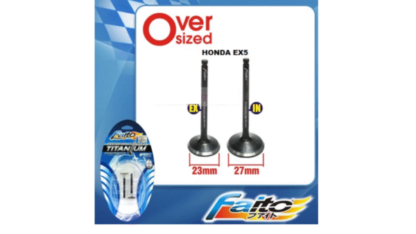 FAITO- RACING VALVE SET 23/27MM (ALL MOTOR) - Image 2