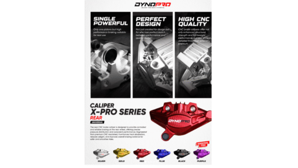 DYNOPRO- BRAKE CALIPER X PRO SERIES (ALL MOTOR)